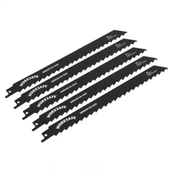 Image of Reciprocating Saw Blade Wood 225MM 3TPI - Pack of 5