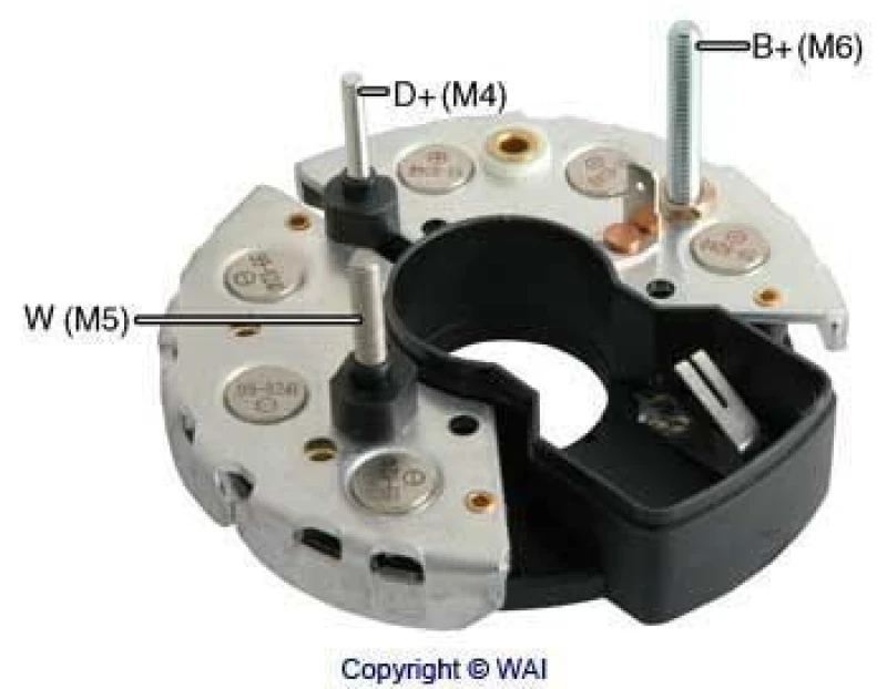 Image of WAI Rectifier, alternator WAI IBR314