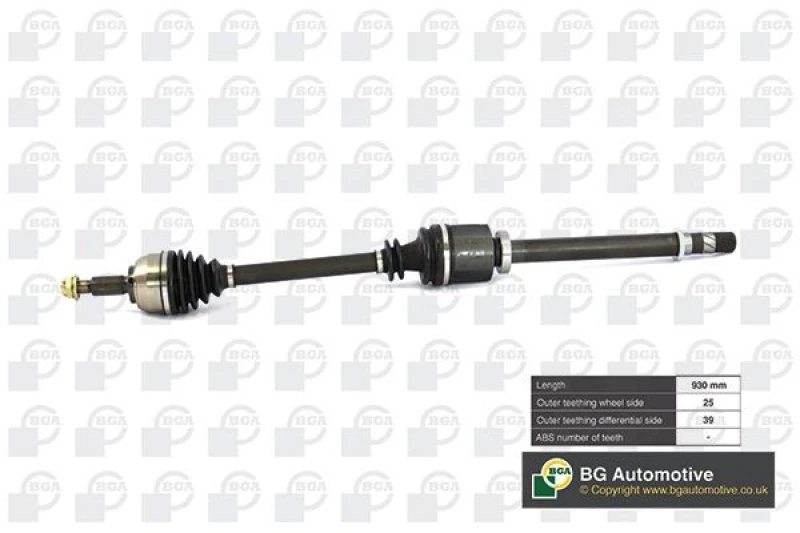 Image of BGA Drive shaft BGA DS7331RA