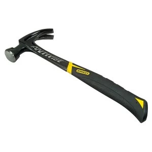 image of Stanley Fatmax Antivibe Steel Claw Hammer