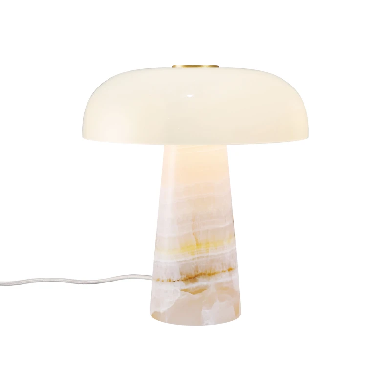 Image of Nordlux Glossy Indoor Table Lamp Pink Pink Jade E14 Weighted Base - Mains Powered, IP20 Pink Unisex