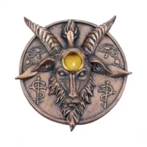 Image of Baphomet's Prayer Incense and Candle Holder