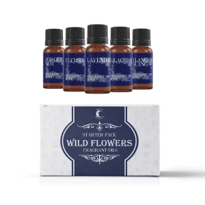 Image of Mystic Moments Wild Flowers Fragrant Oils Gift Starter Pack