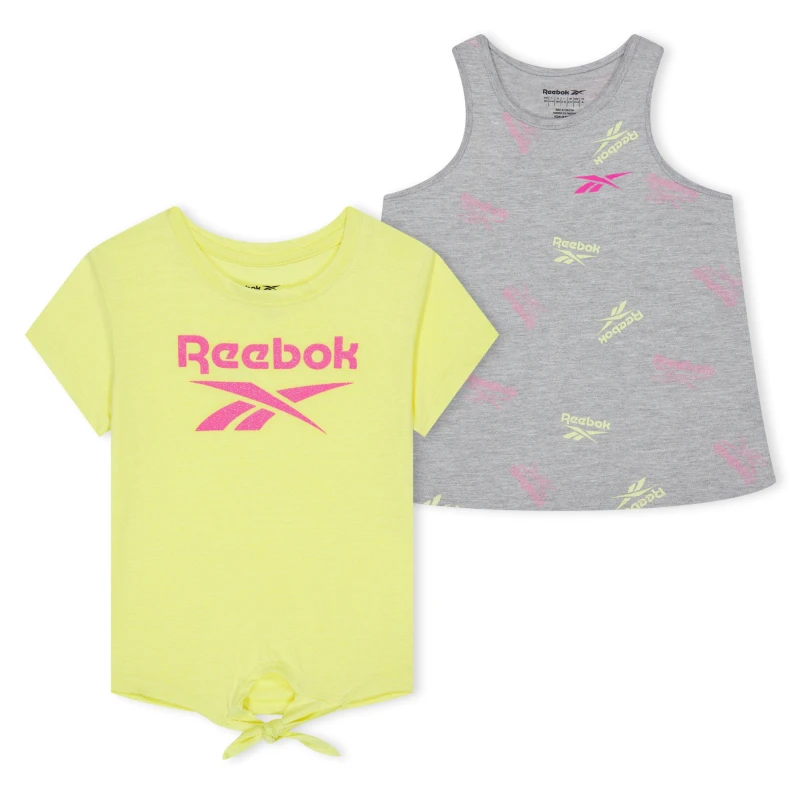Image of Reebok 2Pk Btr Lgo T - Yellow Yellow 18 - 24 Months