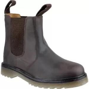 Image of Amblers Mens Chelmsford Dealer Boots Brown Size 11