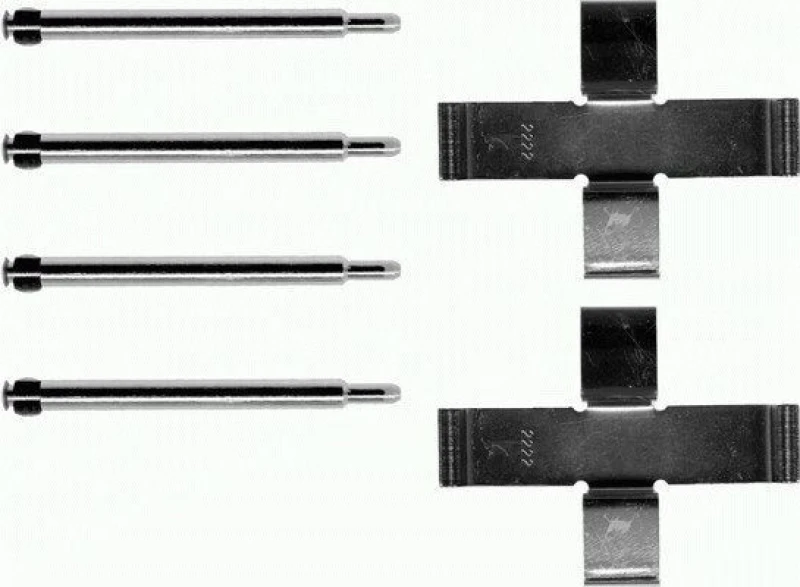 Image of Brake pad fitting kit TEXTAR 82014300