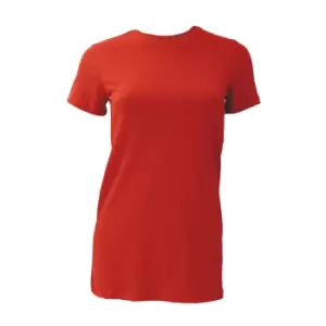 Image of Bella Ladies/Womens The Favourite Tee Short Sleeve T-Shirt (XL) (Red)