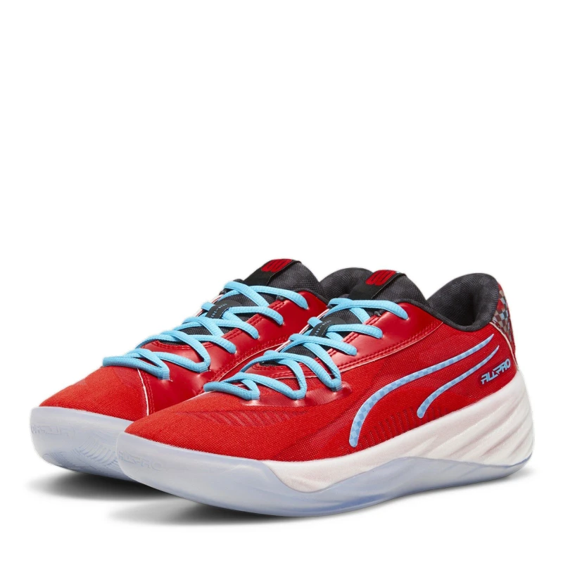 Image of Puma All-Pro Nitro Scoot Basketball Trainers Mens - Red Red 6