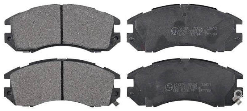 Image of A.B.S. 36720 Brake pad set with acoustic wear warning Brake Pad Set,disc brake (402)
