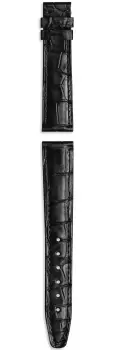 Image of IWC Strap Alligator Black For Butterfly Clasp XXS