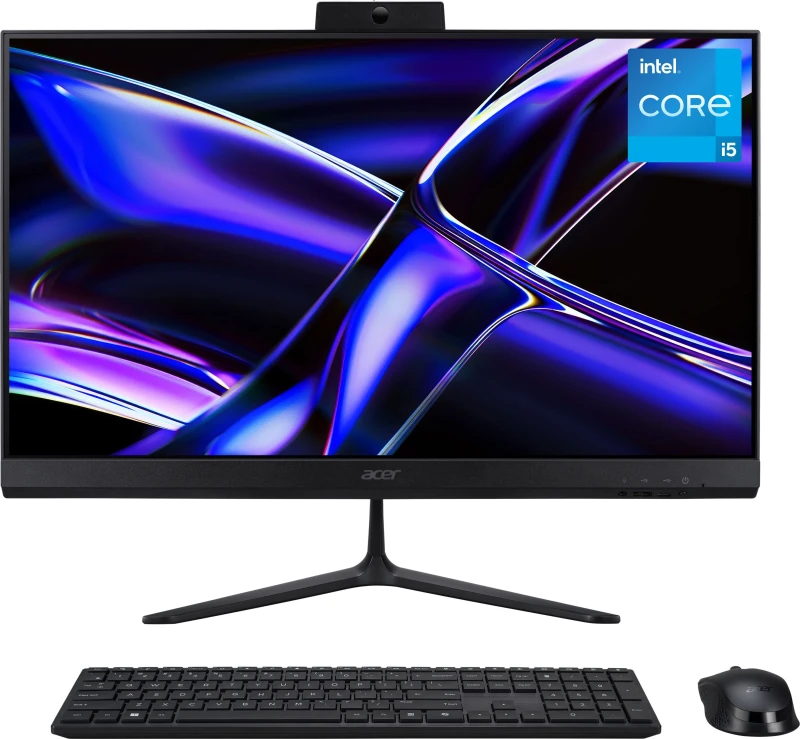 Image of Acer Aspire C24-B 23.8" All In One - Intel Core i5, 512GB SSD - Black