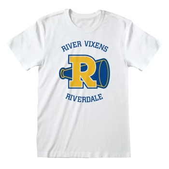 Image of Riverdale - River Vixens Unisex Large T-Shirt - White