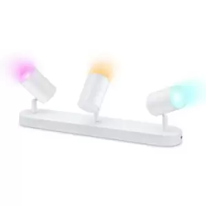 Image of WiZ IMAGEO WiZ Spots 3x5W W 22-65K RGB 871951455191600 LED ceiling light LED (monochrome) 15 W White