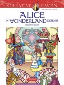 Image of Creative Haven Alice in Wonderland Designs Coloring Book