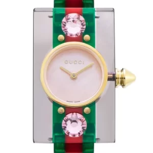 Image of Vintage Web Quartz Pink Mother of Pearl Dial Ladies Watch