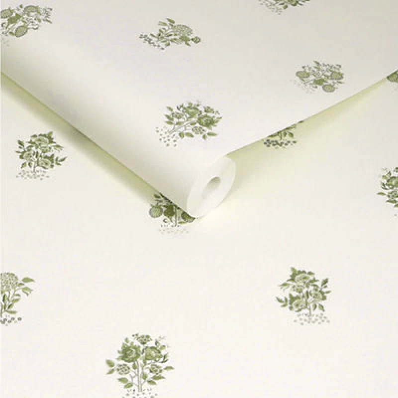 Image of Cath Kidston Kingdom Posey Sage Wallpaper