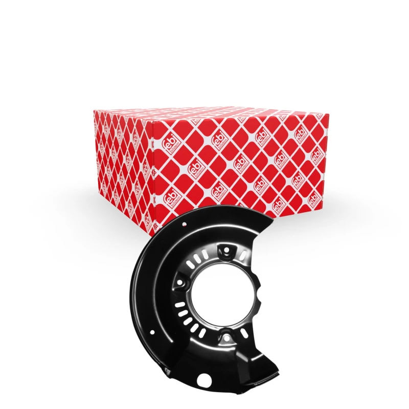 Image of FEBI BILSTEIN 179875 Brake Disc Back Plate Front Axle Left Splash Panel,brake disc (1330)