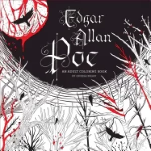 Image of edgar allan poe an adult coloring book
