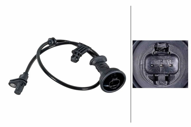 Image of HELLA ABS sensor HELLA 6PU 358 252-041