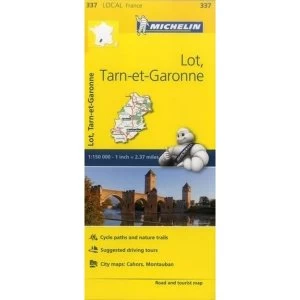Image of Lot, Tarn-et-Garonne - Michelin Local Map 337 Map Sheet map 2016