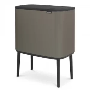 Image of Brabantia Bo Touch Bin 11+23 Litre Platinum