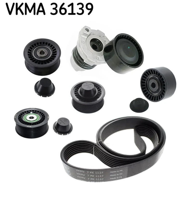 Image of SKF V-Ribbed Belt Set SKF VKMA 36139