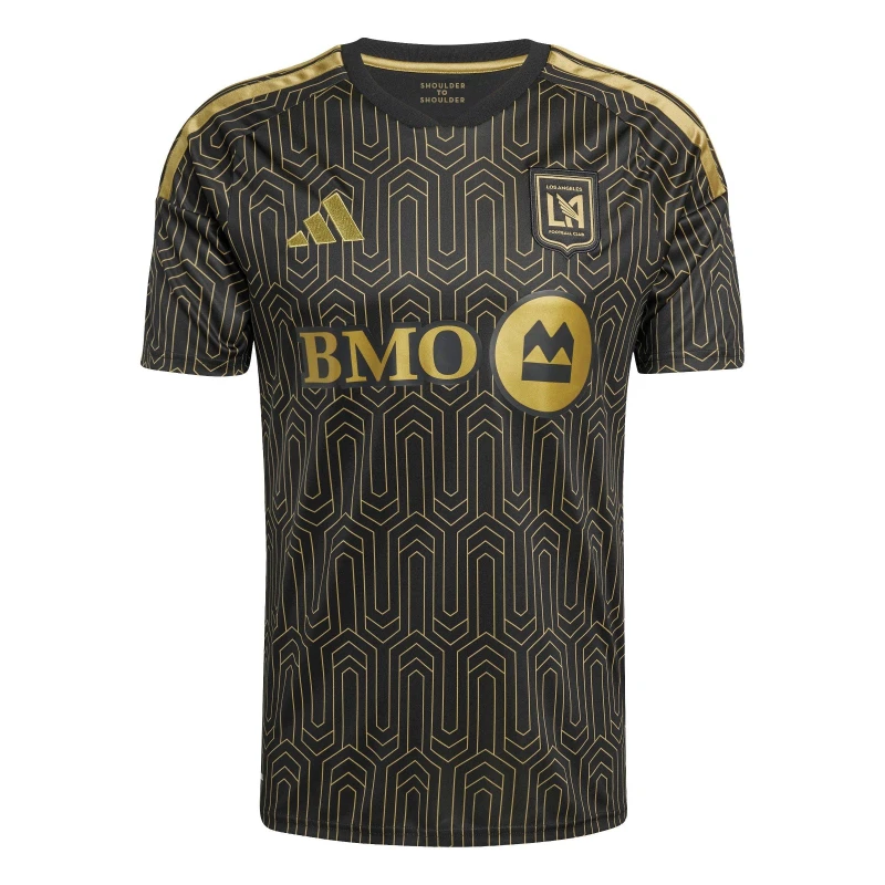Image of adidas Mens LAFC Home Football 2026/2027 Shirt Black/Gold male S