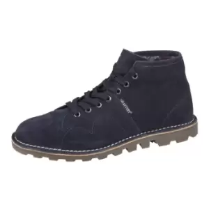 Image of Grafters Unisex Adult Heritage Suede Monkey Boots (8 UK) (Navy)