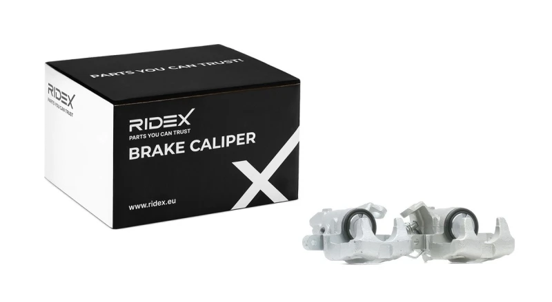 Image of RIDEX 78B1819 Brake caliper Rear Axle, without holder Cast Iron Brake Caliper (78)