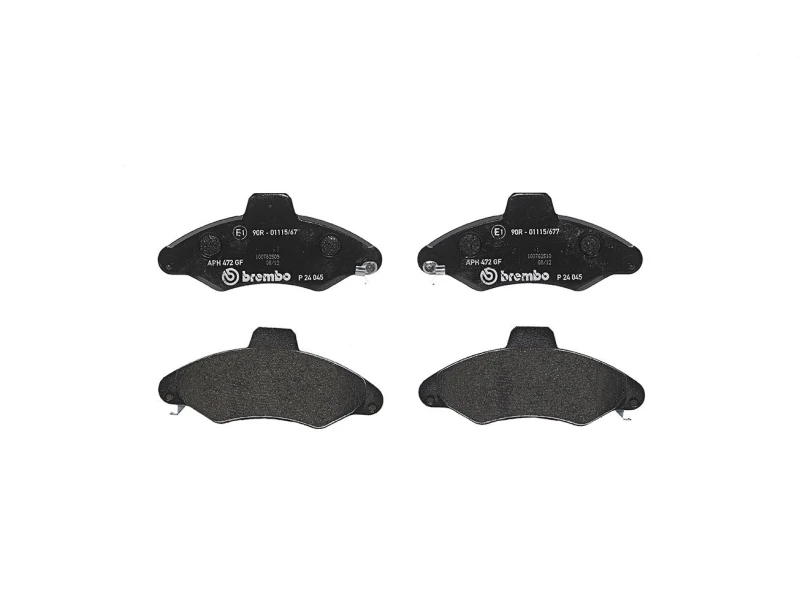 Image of BREMBO Brake pad set BREMBO P 24 045