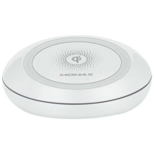 Image of Momax Q.Dock UD2 QI Wireless Charging Charger - White (HS Code: 8529 9015)