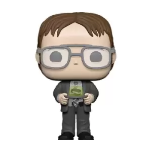 image of The Office Dwight with Jello Stapler Pop! Vinyl Figure