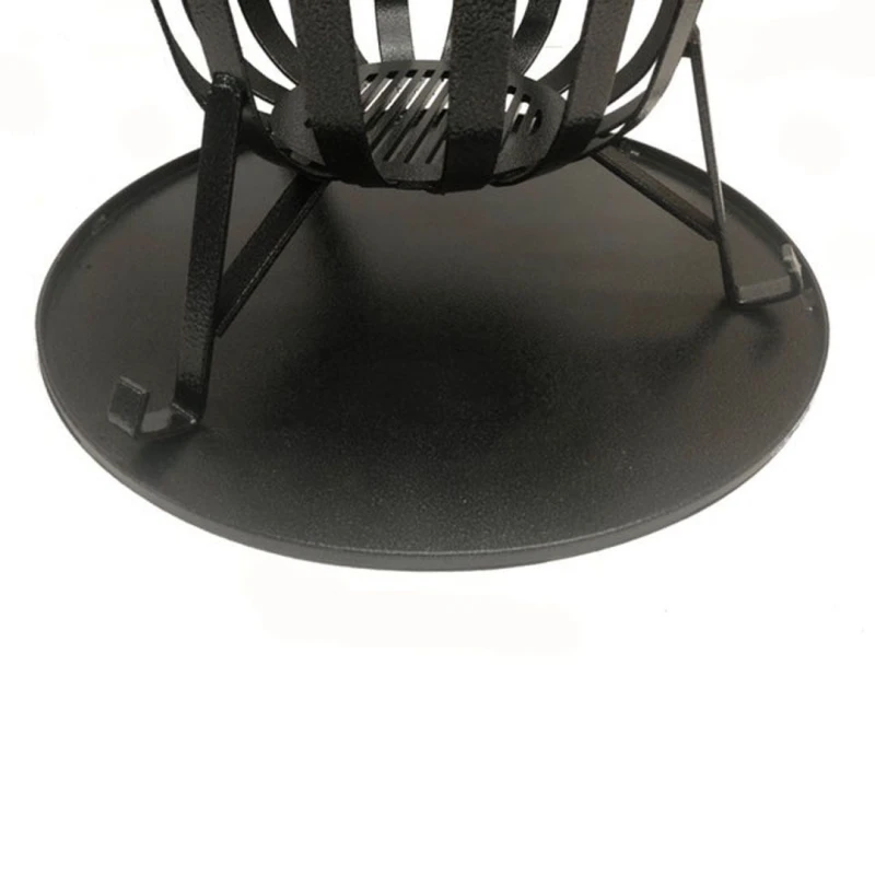 Image of Poppy Forge Brazier Ash Pan - Steel - L50.8 x W50.8 x H0.8cm - Black Unisex