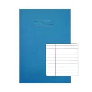 image of Rhino Exercise Book 8mm Ruled A4 Plus Light Blue (Pack of 50) VC50445