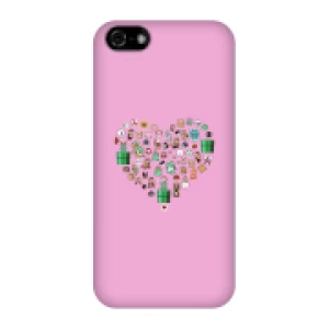 Image of Pixel Sprites Heart Phone Case - iPhone 5C - Snap Case - Gloss