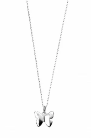 Image of D For Diamond Butterfly Pendant JEWEL P2486