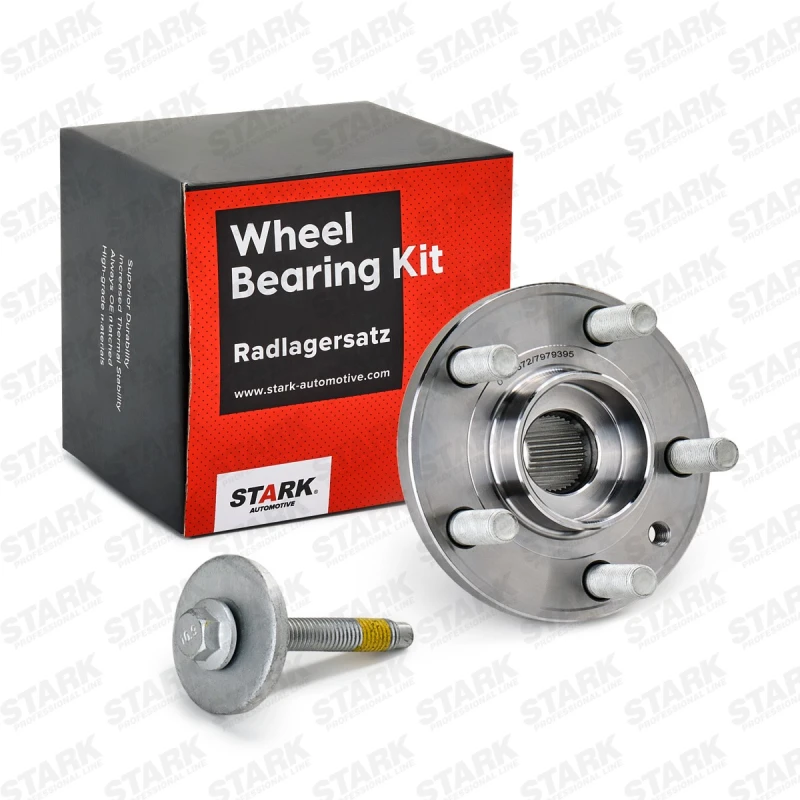 Image of STARK SKWB-0180666 Wheel bearing kit Front axle both sides, with screw Wheel Bearing Kit (654)