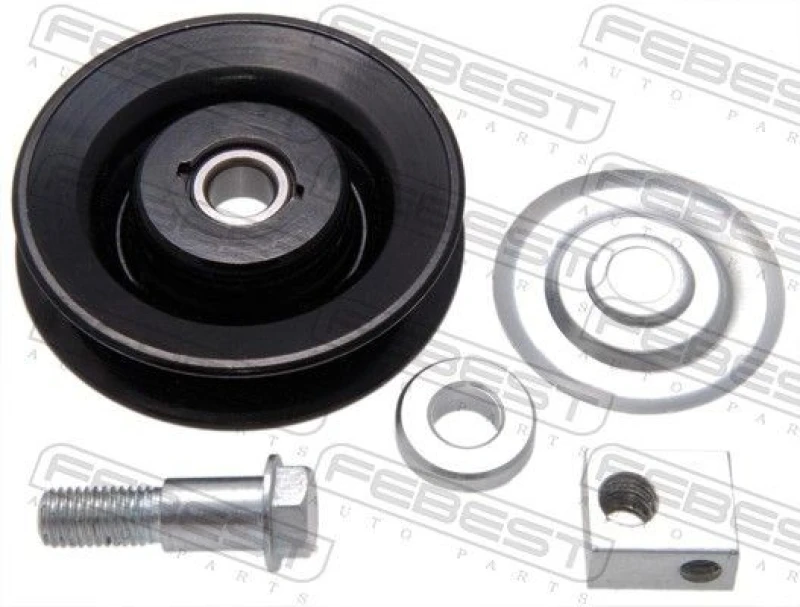Image of FEBEST 0487-V75 Tensioner Pulley Tensioner Pulley,v-ribbed belt (310)