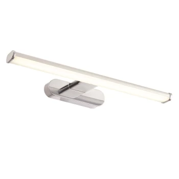 image of Endon Moda - LED 1 Light Bathroom Wall Chrome Abs Plastic, Frosted Polypropylene IP44