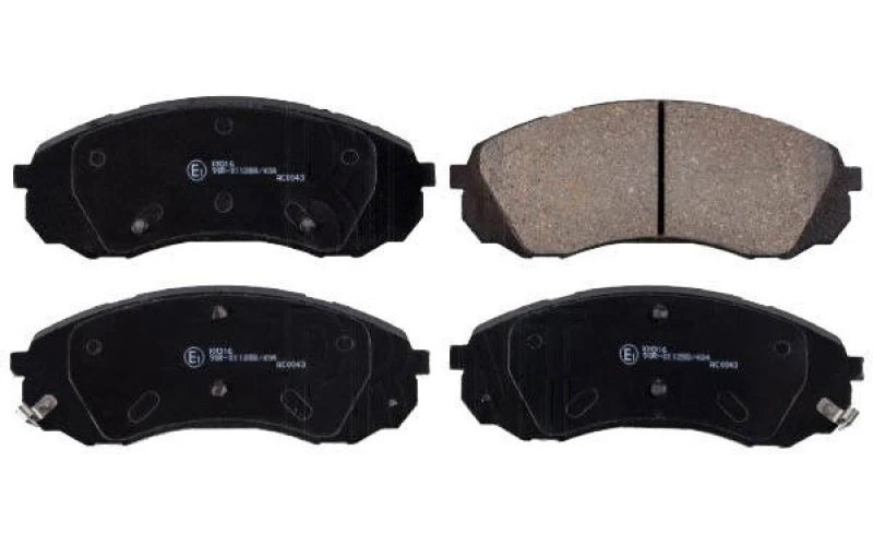 Image of Blue PRINT ADG04290 Brake pad set Front Axle, with acoustic wear warning Brake Pad Set,disc brake (402)