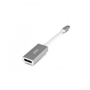 Image of Urban Factory AUD01UF cable interface/gender adapter USB-C DisplayPort Gray White