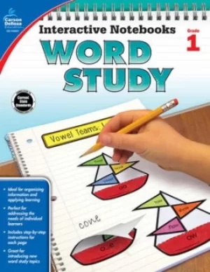 Image of Interactive Notebooks Word Study Grade 1 by Carson-Dellosa Publishing