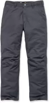 Image of Carhartt Full Swing Cryder Dungaree Pants, grey, Size 30, grey, Size 30