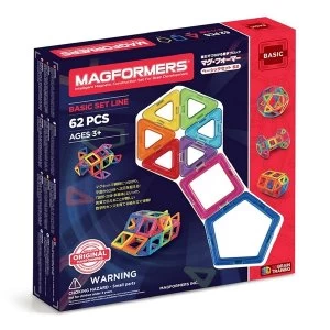 image of Magformers 62 Piece Construction Set