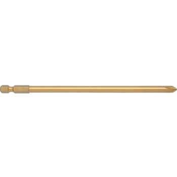 Image of NO.2X150MM C/Pt Tin Coated S/Driver Bit 1/4' Hex - Kennedy