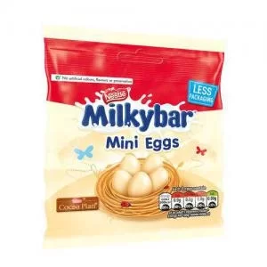 image of Milkybar Mini Eggs Pouch 80g