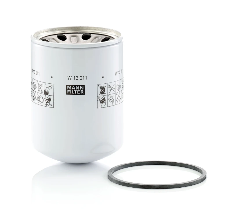 Image of MANN-FILTER W 13 011 x Oil filter Spin-on Filter, with gasket/seal Oil Filter (7)
