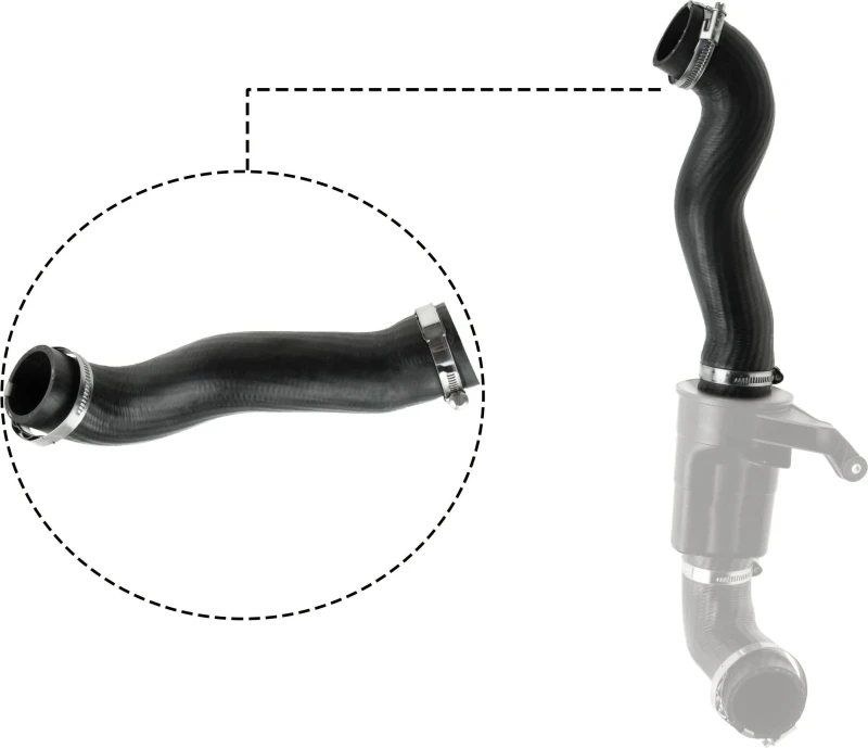 Image of GATES Charger intake hose GATES 09-0718