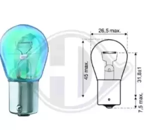 Image of DIEDERICHS Light Bulbs LID10055 Bulb, indicator VW,AUDI,MERCEDES-BENZ,Golf IV Schragheck (1J1),Golf V Schragheck (1K1),POLO (9N_),TOURAN (1T1, 1T2)