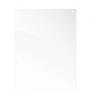 Image of Franken Ceiling Suspension Sneeze Guard Plexiglas Transparent 120 x 90 cm